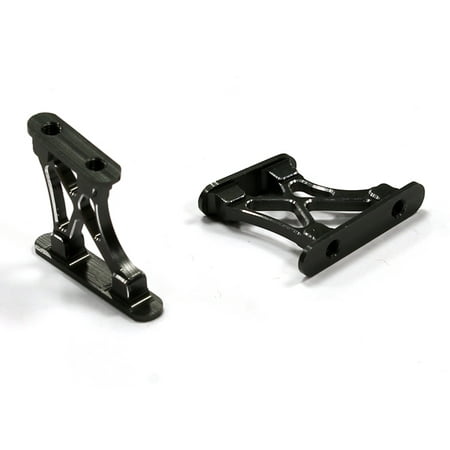 23 Mm Wing - Integy RC Toy Model Hop-ups C25229GUN Realistic Alloy Rear Wing Mount (23mm) for 1/10 Size Drift & Touring Car