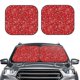 thumbnail image 2 of Fotbe Red Paisley Floral Juego de 2 Piezas de Parasoles para Parabrisas | Bloqueador Solar para Auto | Accesorios Plegables para Protección Solar Interior-Large, 2 of 6