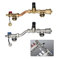 thumbnail image 3 of Lefu Brass Differential Pressure Bypass Valve Pipe Connetor for floorheating Manifold, 3 of 5