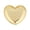 Gold, variant on BOKYAN Stainless Steel Heart Shape Nail Art Display Board Cosmetic Makeup Manicure Tips Color Mixing Palette Gold for Salons and DIY, 3.94 x 3.54 x 0.39 Inches