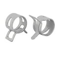 thumbnail image 3 of Unique Bargains 10 Pcs 10mm Spring Band Type Action Fuel Hose Pipe Low Pressure Air Clamp White, 3 of 3