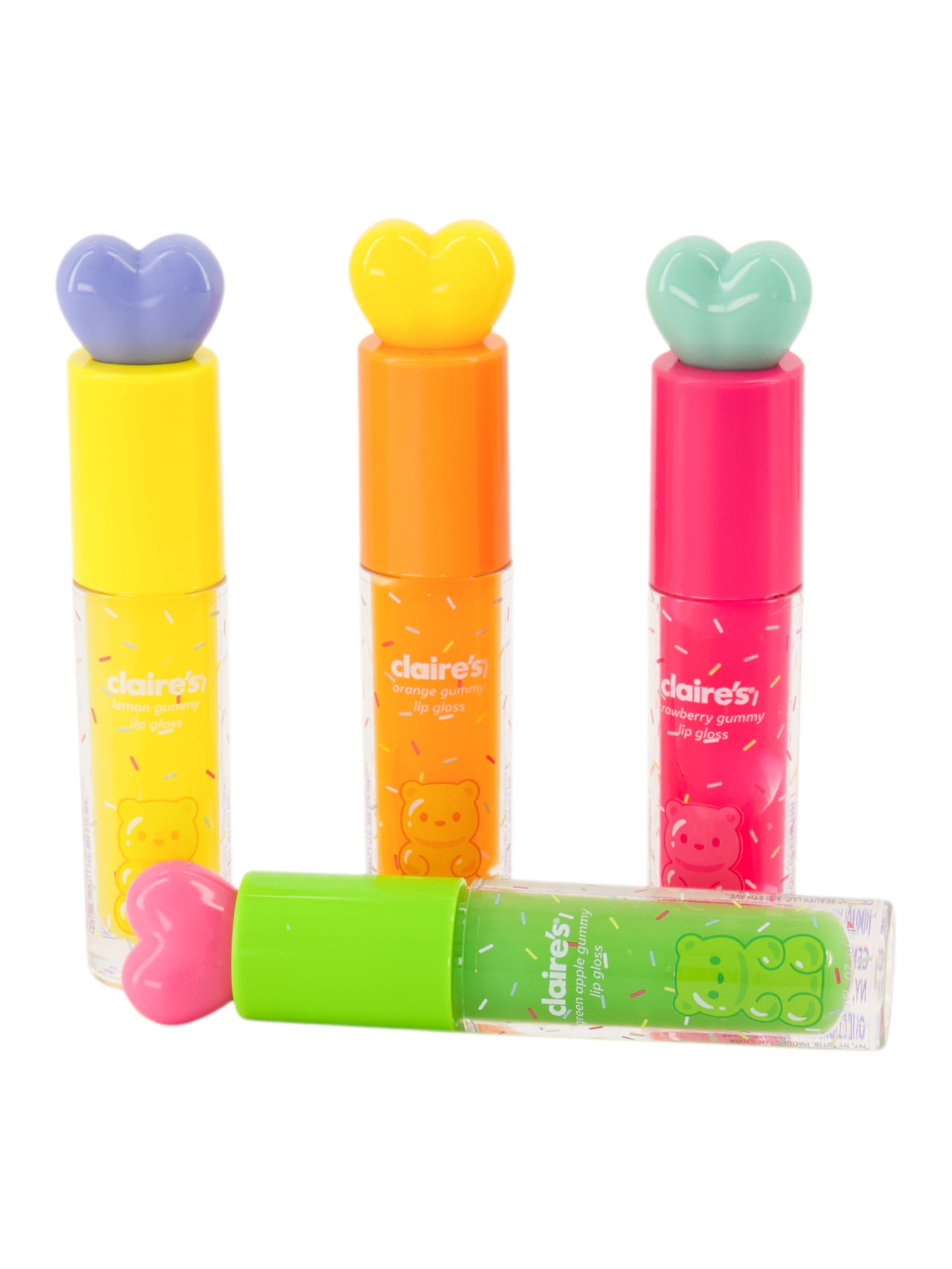 Claire's Gummy Lip Gloss 4 Pcs