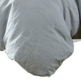 thumbnail image 4 of Edge 4 Piece Queen Size Duvet Comforter Set - Washed Linen - Light Blue, 4 of 4