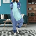 thumbnail image 6 of Forfamy Onesie Pajamas Unisex Adult for Women Men Animal Costume Cute Onesies Flannel Cartoon Cosplay Halloween Sleepwear, 6 of 6