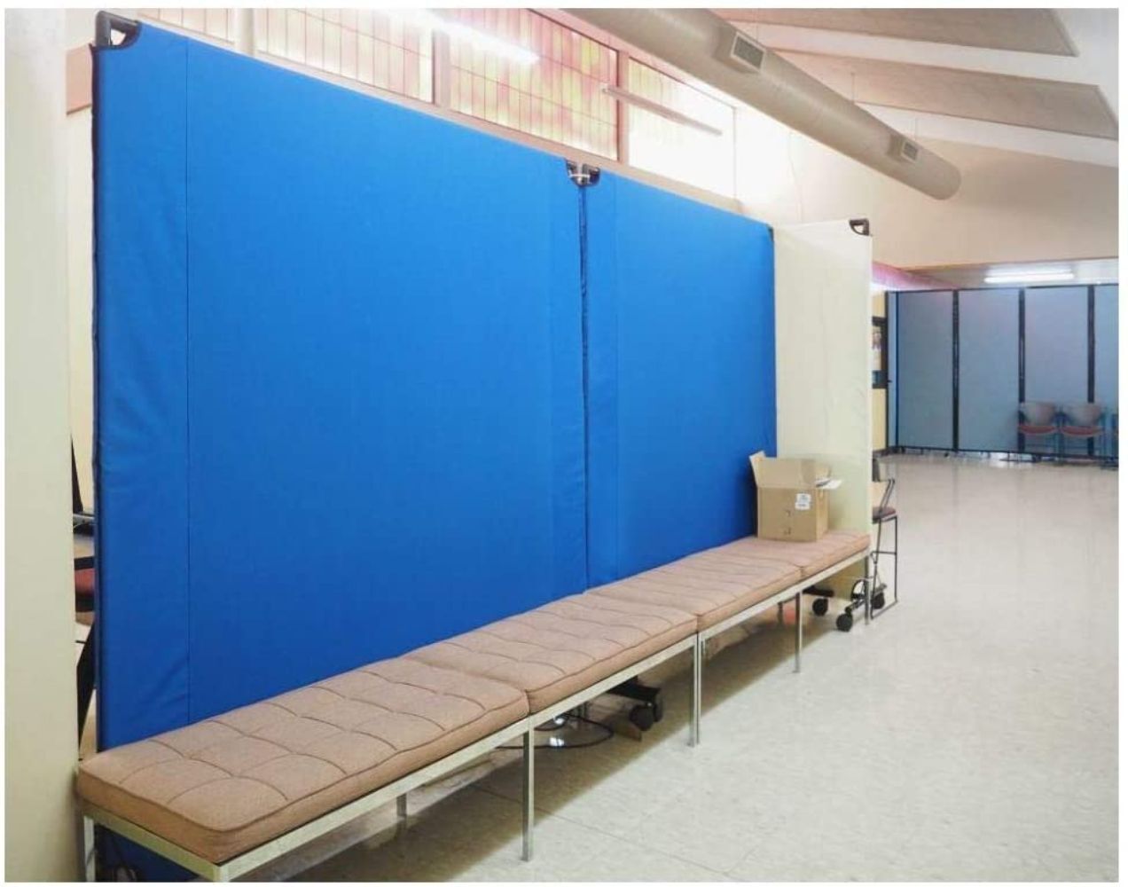 Versare Economical Rolling Partition Divider 6x6 1 Panel VP6