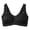 Black, variant on Womens Front Closure Mastectomy Bra Wireless Post Bralette for Silicone Women Breast Forms Prosthesis