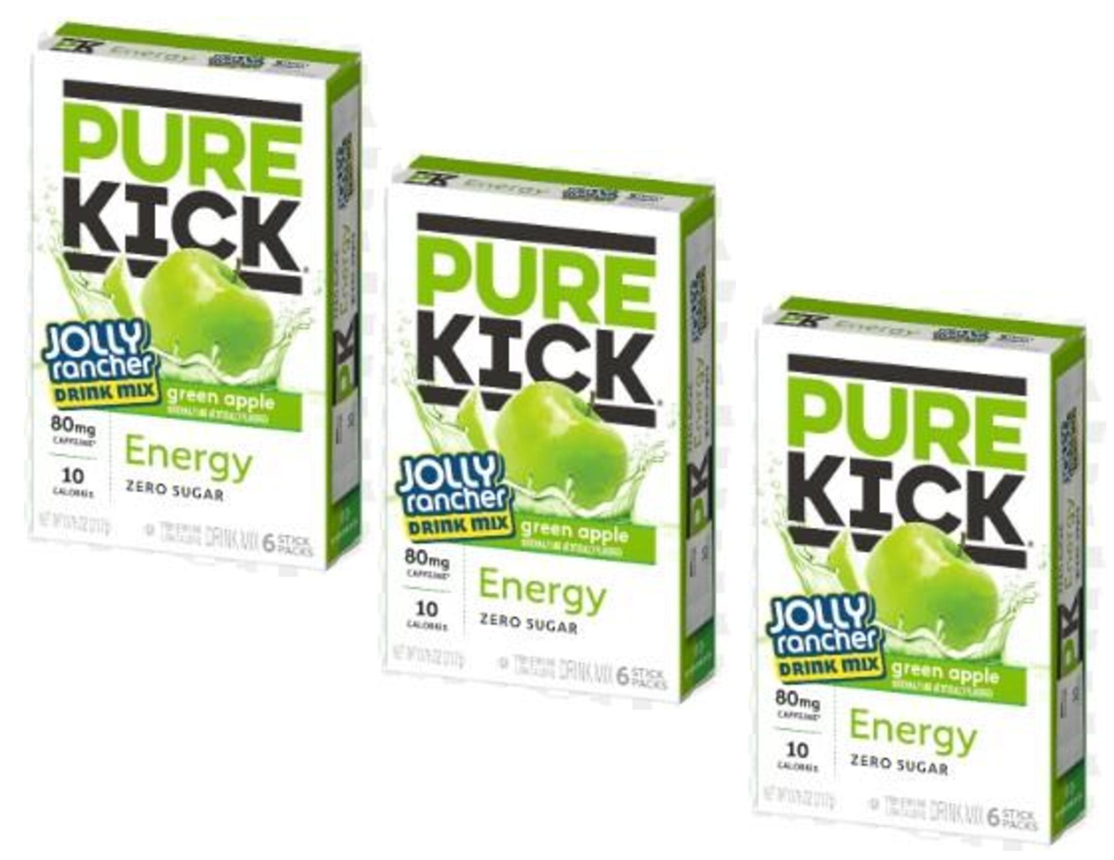 CGT Pure Kick Green Apple Jolly Rancher Singles to Go Zero Sugar