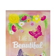 thumbnail image 5 of Life is Beautiful Pink Floral Outdoor Garden Flag 12.5" x 18", 5 of 8