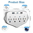 thumbnail image 2 of 1080P WiFi Security Camera Wall Outlet - Mini Indoor Camera with Local SD Card Storage (SD Card Not Included), 120° Wide Angle, Plug-in No Battery Needed for Baby/Pet/Home Security, 2 of 7