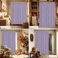 thumbnail image 6 of Lavender Purple Shower Curtain Set - 48" x 72" Washable Bathtub Curtain with 12 Hooks, Modern Simple Solid Color Linen Texture Boho Waterproof Fabric Stall Shower Curtains for Bathroom/Bathtub Décor, 6 of 8