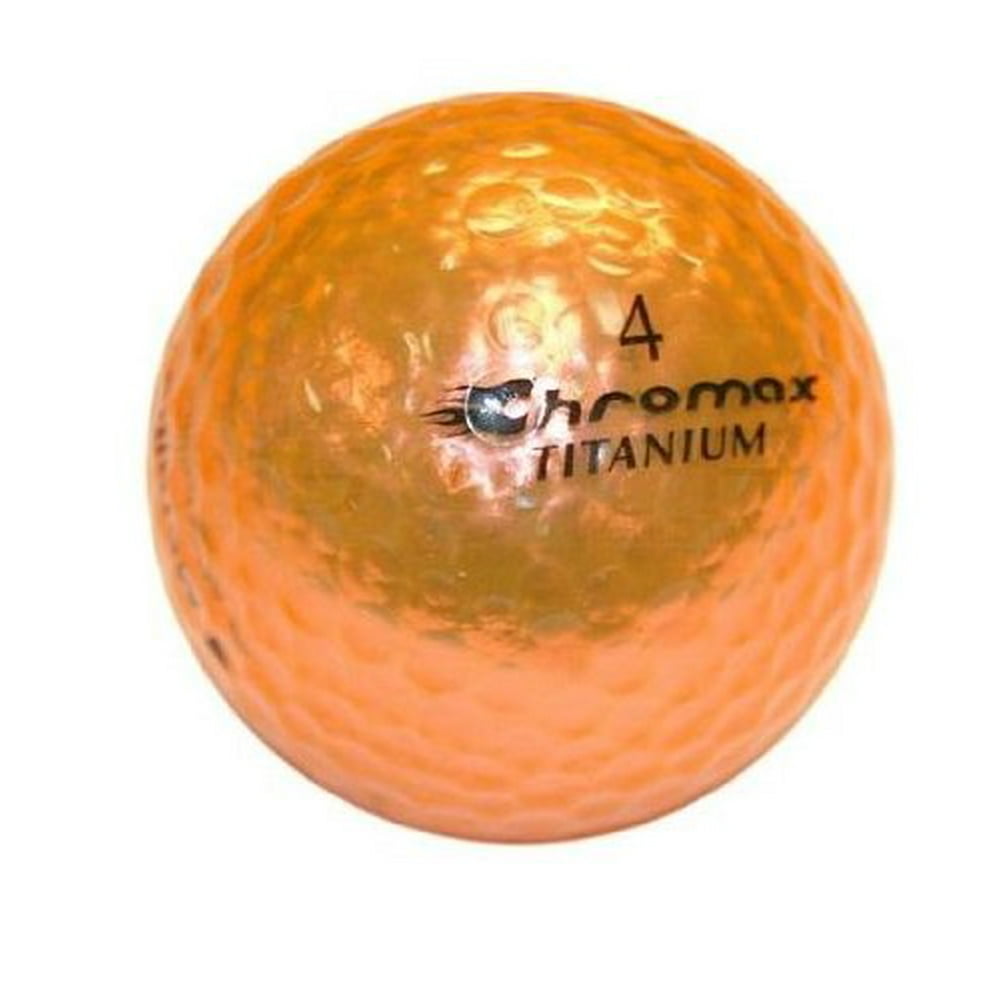 Chromax LX Golf Balls, Orange, 3 Pack