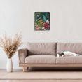 thumbnail image 3 of Stupell Industries Eclectic Wild Garden Peacock Black Framed Giclee Art, 11 x 14, by Nicole Tamarin, 3 of 7