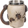 thumbnail image 2 of SUMMIT COLLECTION Kraken Skull Mug 16 fl oz Beer Tankard Coffee Mug 5 inch Tall Octopus Tentacle Handles, 2 of 6