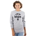 thumbnail image 3 of US Army Star Logo I Love My Soldier Unisex Plus Size Long Sleeve Shirt Brisco Brands 2X, 3 of 5