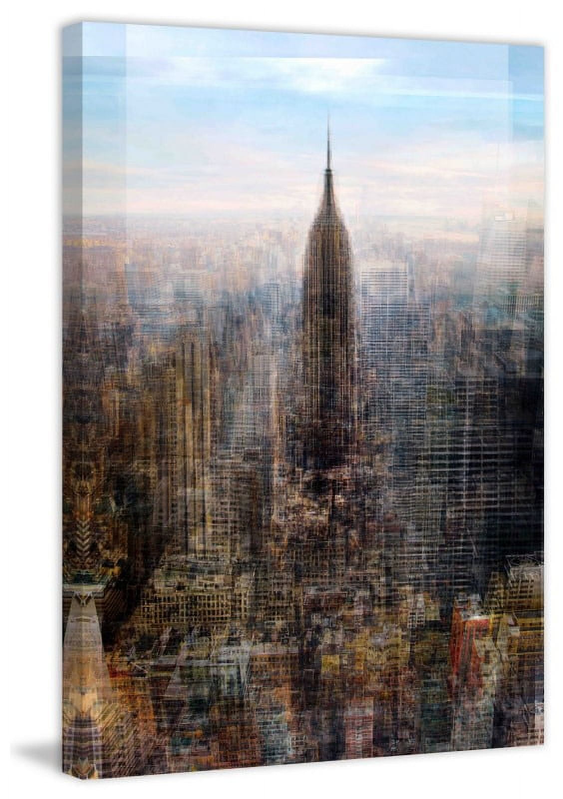 Marmont Hill 'Empire State' by Chris Albert Painting Print on Wrapped Canvas
