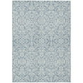 thumbnail image 2 of Addison Rugs Chantille Indoor/Outdoor Traditional Damask Denim Washable Rectangle Rug, 10' x 14', 2 of 6