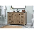 thumbnail image 2 of Elegant Decor Grant 48" Single Bathroom Vanity with Backsplash in Natural Oak, 2 of 8