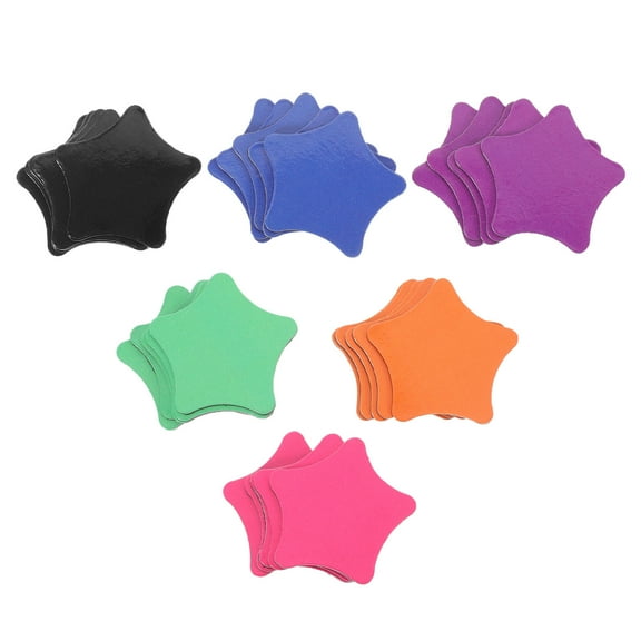 LOLIPPYY 30pcs Memo Recording White Board Magnets Star Shape Magnet Soft Magnetism Use