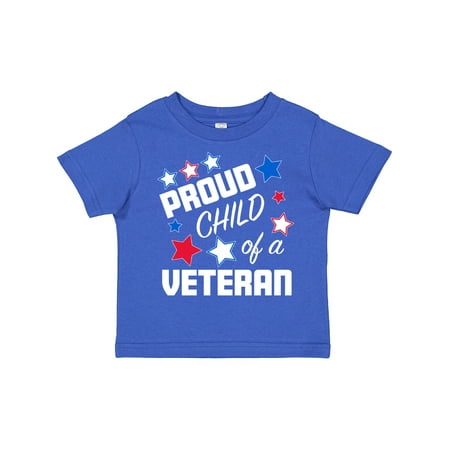 

Inktastic Proud Child of a Veteran- Veterans Day Gift Toddler Boy or Toddler Girl T-Shirt