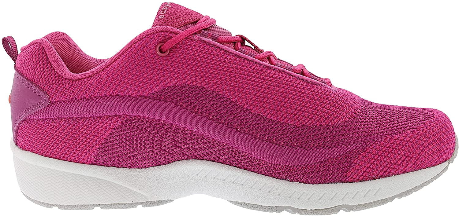 Easy Spirit Womens Romy 17 Performance Lace Up Sneakers Pink 8.5