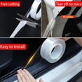 thumbnail image 3 of Car Door Edge Guards, Scratch Cover Sill Protector Bumper Protector 5D Carbon Fiber Car Wrap Film Automotive Self-Adhesive Anti-Collision Film Fits for Most Cars, 3 of 7