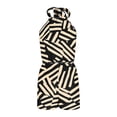 thumbnail image 5 of Iyufng Printed Rompers for Women Casual Halter Neck Short Jumpsuit with Elastic Waist, 5 of 7