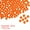 Orange, variant on REGALWOVEN Acrylic Round Beads Loose Bubble Craft Bead Assorted Candy Colors for DIY Jewelry Making White