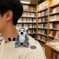 thumbnail image 5 of Magnetic Shoulder Animal Plush Toy, Cute Sloth Monkey Stuffed Animal That Sits on Shoulder, Interactive Soft Buddy for Desk Decor, Funny Novelty Gift for Friend, 5 of 5