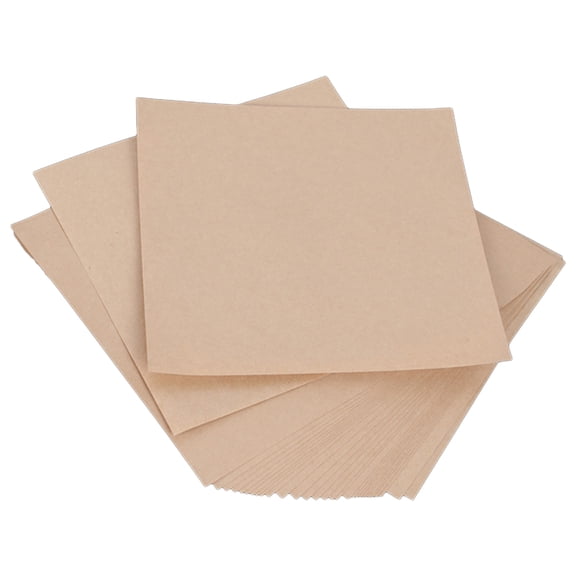 Raindrops Brown Absorbent Bird Cage Liner Disposable Paper Mat with Feature