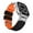 Black/Orange, variant on AIYOCK Compatible with Apple Watch Ultra2/Ultra Band 49mm 46mm 45mm 44mm for Men Women, Waterproof Silicone Watch Band for iWatch Series 10/9/8/7/6/5/4