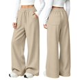 thumbnail image 6 of Xingjin Girls Sweatpants with Wide Leg and Elastic Waist, Baggy Pants for Girls, Comfortable Girls Joggers for School and Daily Wear, 6 of 8
