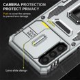 thumbnail image 5 of Decase For Samsung Galaxy A14 6.6 inch Case with Slide Camera Lens Protector Shockproof Magnetic Heavy Duty Case Cover,Gray, 5 of 7