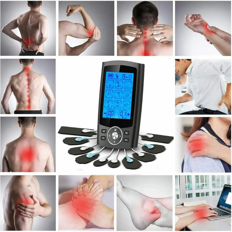 Fast Free Shipping Ifanze TENS Unit Rechargeable Muscle Stimulator EMS Dual  Channel with 10 Reusable Electrode Pads 24 Modes for Back Neck Pain Muscle  Therapy Pain, tens units 