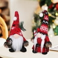 thumbnail image 3 of Decoraciones navideñas de gnomo, adornos navideños de gnomo rellenos, adorno enano de Navidad, decoraciones navideñas de mesa, 2 uds., 3 of 7