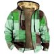 thumbnail image 1 of Men's Print Jacket Men's Spring And Autumn Casual Trend Zipper Hooded Jacket 4XL, 1 of 3