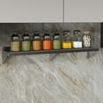 thumbnail image 2 of Kojooin 48"x12" Stainless Steel Wall Shelf with Adjustable Backsplash & Brackets, 2 of 6
