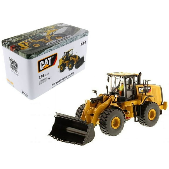 CAT Caterpillar 966M Wheel Loader with Operator "High Line Series" 1/50 Diecast Model by Diecast Masters