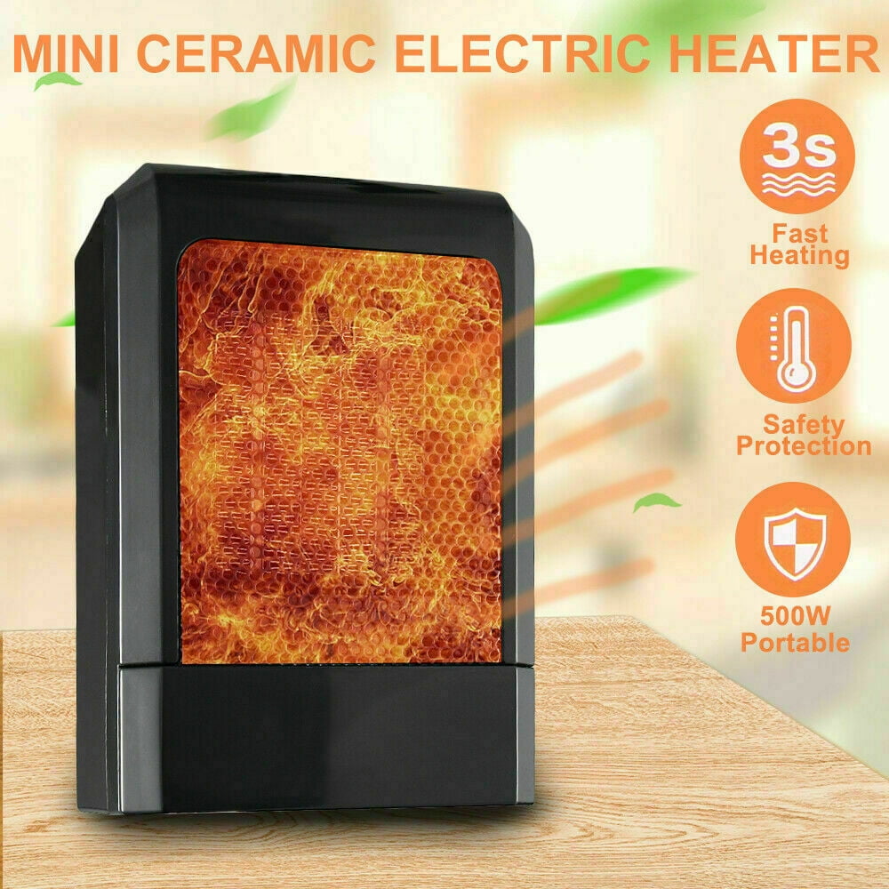 Onemayship 500W Mini Ceramic Electric Heater Heating Fan Portable Winter Warmer Supplie