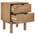 thumbnail image 5 of vidaXL Nightstand Bedside Table with Solid Wood Legs OTTA Solid Wood Pine, 5 of 20