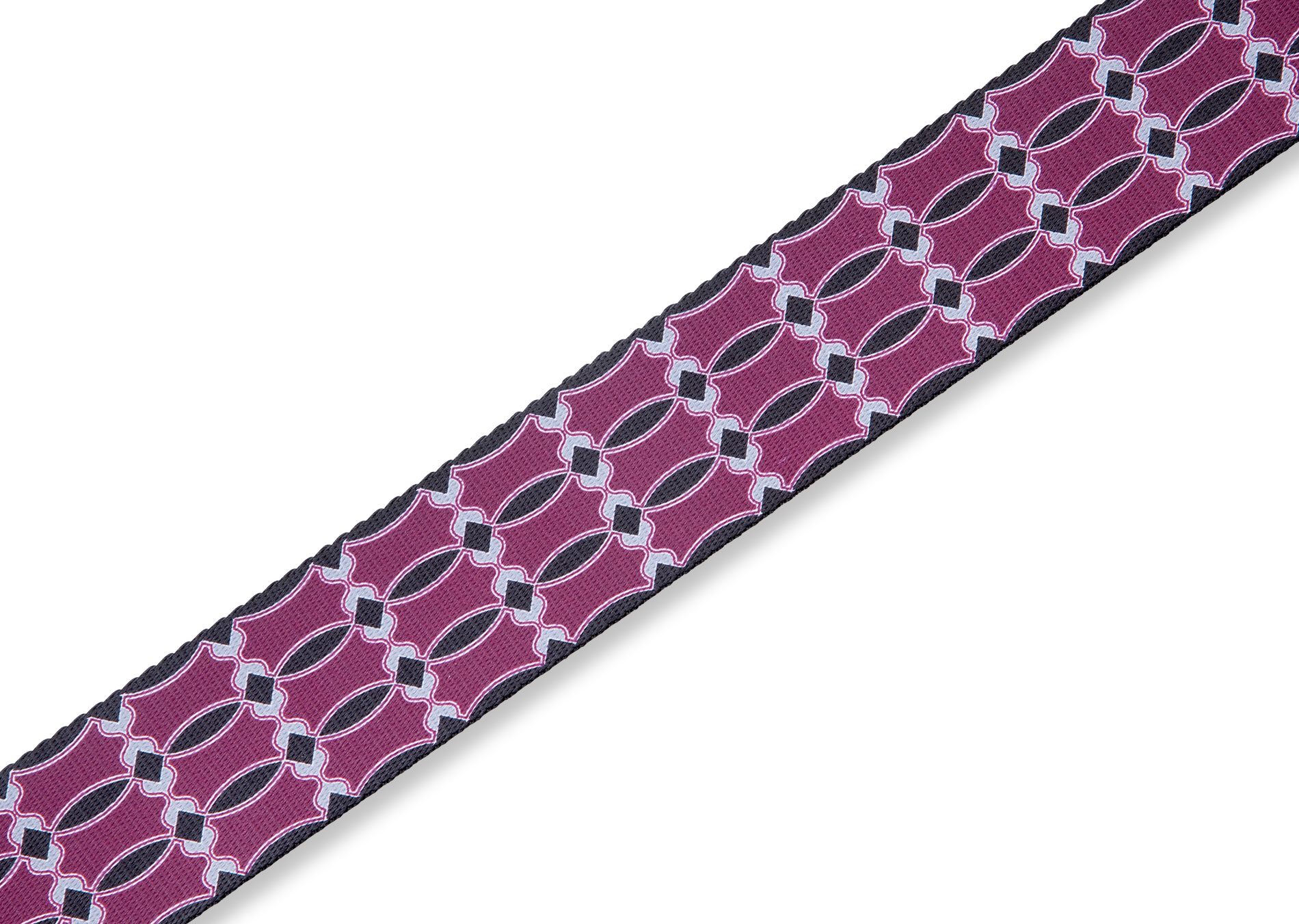 Levy's 2" Print Guitar Strap on Polyester with Garment Leather Ends, MPLL-001