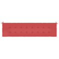 thumbnail image 5 of Cojín para Banco de Jardín Casafoyer Rojo 200x50x3 cm Impermeable, 5 of 5