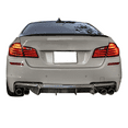 thumbnail image 7 of Ikon Motorsports Compatible with 11-16 BMW 5 Series F10 M-Tech M-Sport Rear Diffuser V Style Gray Primer 2011 2012 2013 2014 2015 2016, 7 of 7