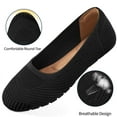 thumbnail image 3 of Ecetana Womens Flats Shoes Casual Dressy Shoes Knit Comfortable Ballet Flats for Women, 3 of 7