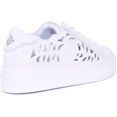 thumbnail image 3 of Guess Pepzi Women's Lace Up Leather Blend Trainers In White Size 5.5, 3 of 6