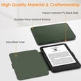 thumbnail image 6 of Fintie Slim Case for 6" All-New Kindle (11th Generation-2024/2022 Release) - Lightweight Premium PU Leather Case with Auto Sleep&Wake, Alpine Green, 6 of 7