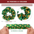 thumbnail image 2 of 140 Pieces Softball Party Favor Set Softball Team Gifts for Girls Women 20 Satin Softball Scrunchies Hair Ties,20 Adjustable Softball Bracelet and 100 Softball Stickers Softball Birthday Party, 2 of 6