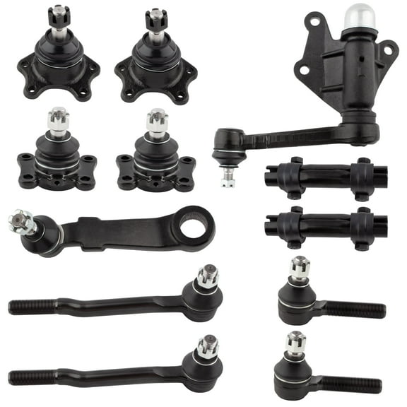 BOXI (Set of 12) Complete Front Suspension Kit Inner Outer Tie Rod Steering Arm Ball Joint Fit for Toyota 4Runner for Toyota Pickup 1986 1987 1988 1989 | ES2369 K9587 K9482 K9422 K9424 ES2376 ES3003