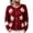 1Red, variant on Women's Floral Cardigan Button Down Round Neck Long Sleeve Knit Sweater Casual Fall Winter Outwear,XXL
