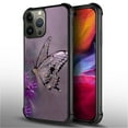 thumbnail image 2 of FKBRCL4U Compatible With iPhone 15 Pro Max Case, Purple Diamond Shiny Butterfly Pattern For Girl Ultra Protection Shockproof Soft Silicone TPU Non-Slip Back, 2 of 7