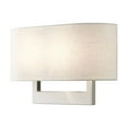 thumbnail image 5 of 42934-91 Livex Lighting 2 Light Large ADA Wall Sconce In Contemporary Style-9.5 Inches Tall and 15 Inches Wide-Brushed Nickel Finish, 5 of 17